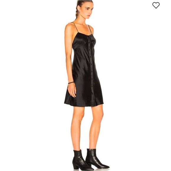 Rag & Bone Silk 'Lois' Stripe Button Up Slip Dress  Size 2 - Picture 11 of 14